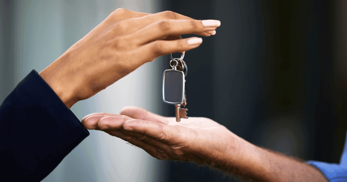 Elegant bedroom with natural textures